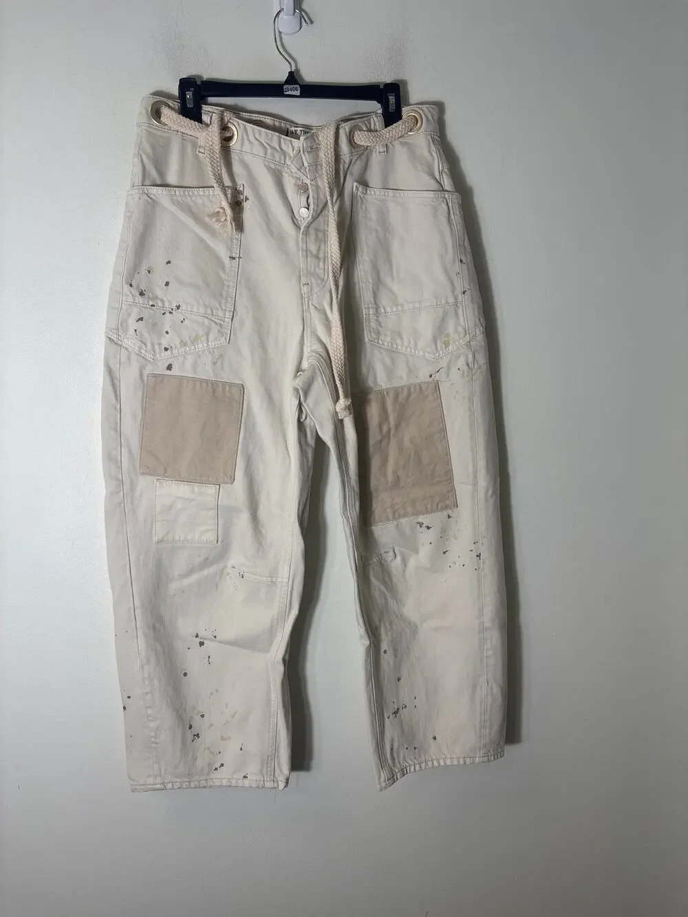 NWT We The Free Moxie Low Slung Pull On Barrel Jeans Sz 29 - Picture 1 of 3